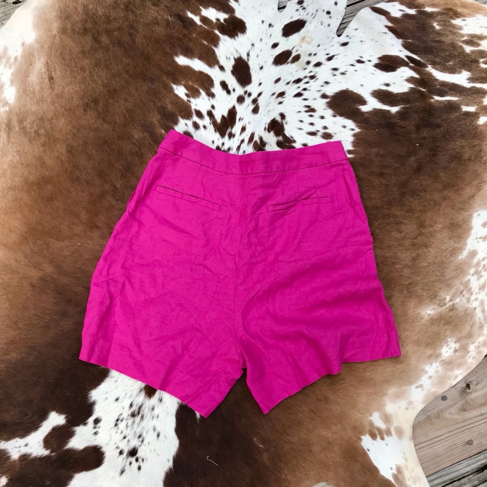 Banana Republic Linen Blend High Waisted Shorts Sz 8 - Picture 4 of 5